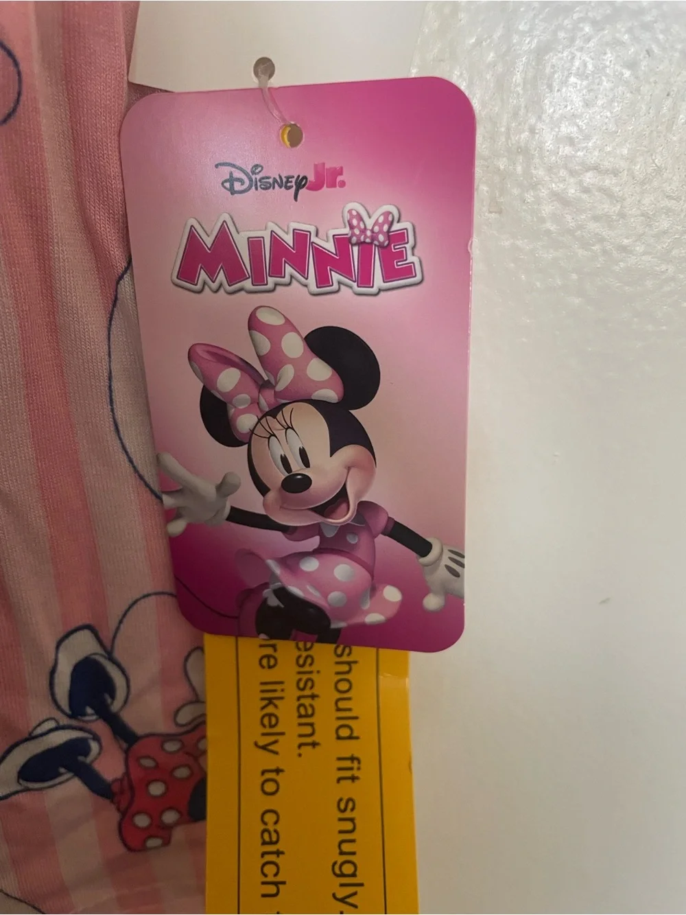 Disney Pink Minnie Mouse Striped Pajama Set